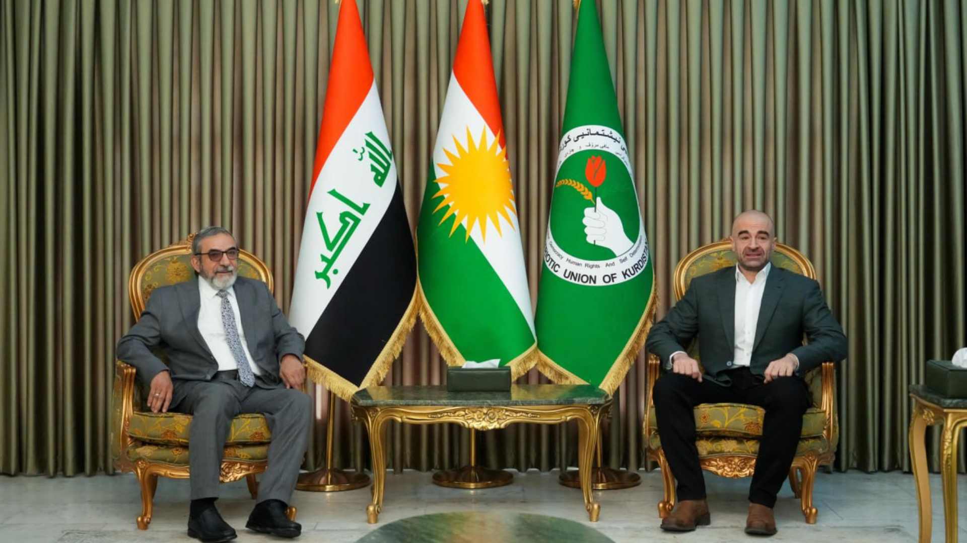 الرئيس بافل والسيد صلاح الدين بهاء الدين: تجاوز الركود السياسي بما يخدم المصالح العامة